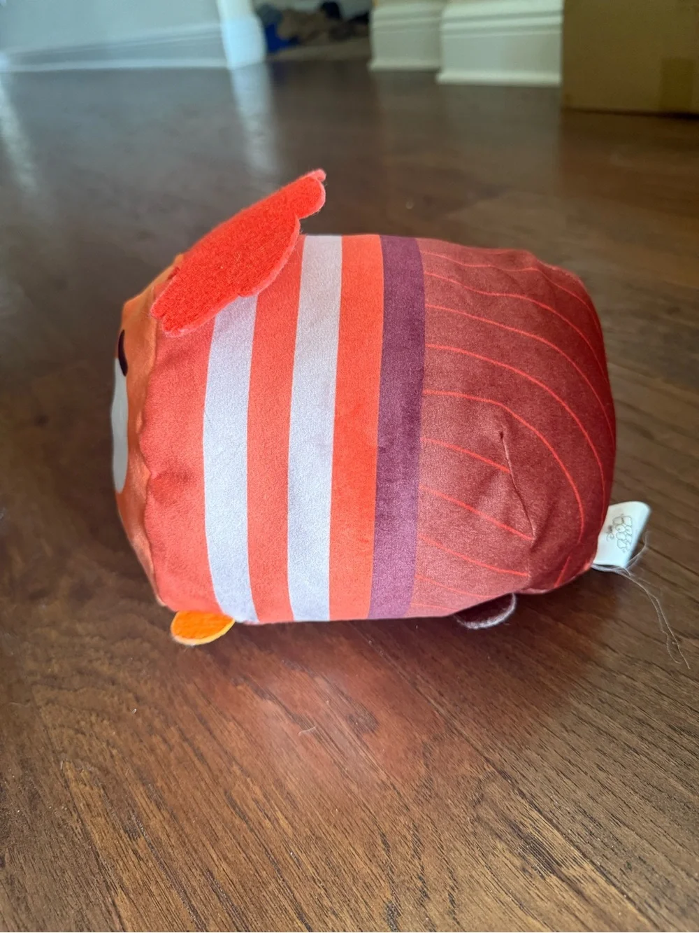 Disney Orange Inside Out Plush Sadness/Anger Mash-Up Stuffed Toy